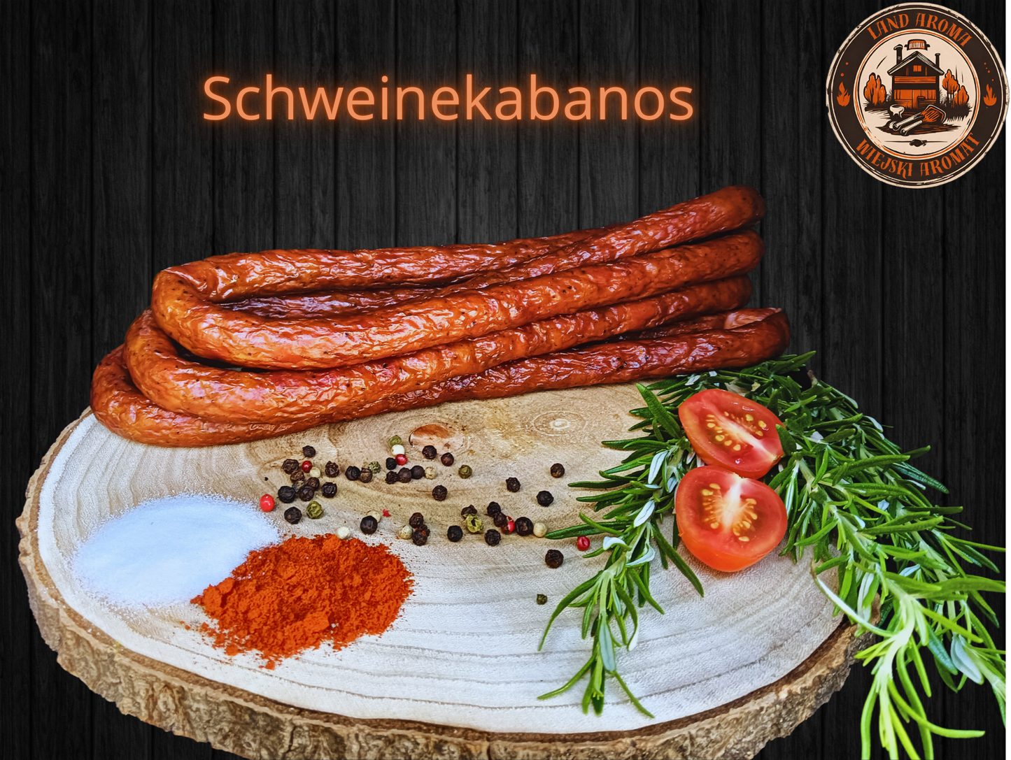 10 kg Box – „Königliche Box” featuring authentic Polish sausages, kabano, spices, and herbs.
