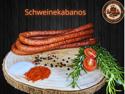 10 kg Box – „Königliche Box” featuring authentic Polish sausages, kabano, spices, and herbs.