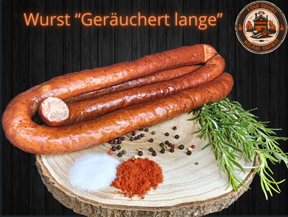 Box 10 kg "Königliche Box" featuring traditional smoked Polish sausage with spices.